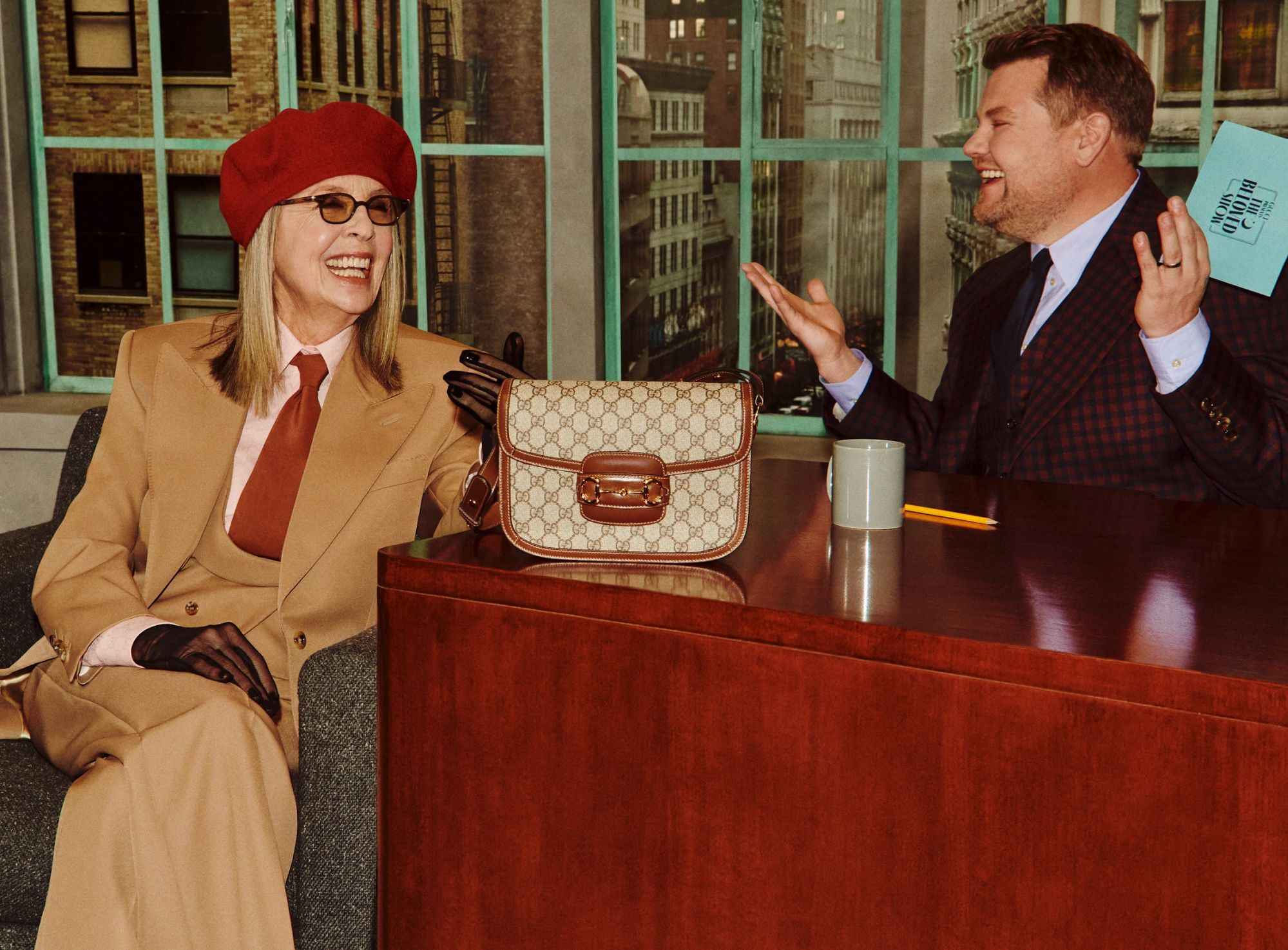 Diane Keaton x gucci - neomag.