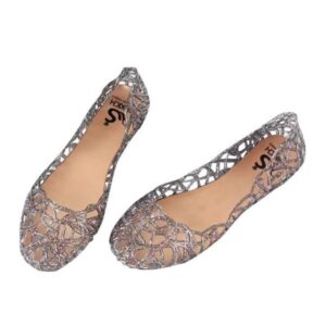 jelly shoes glitter