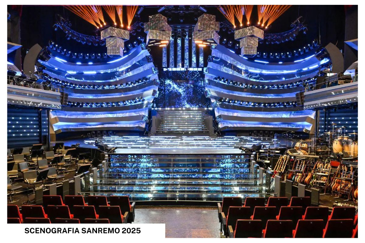 scenografia sanremo 2025 - Neomag